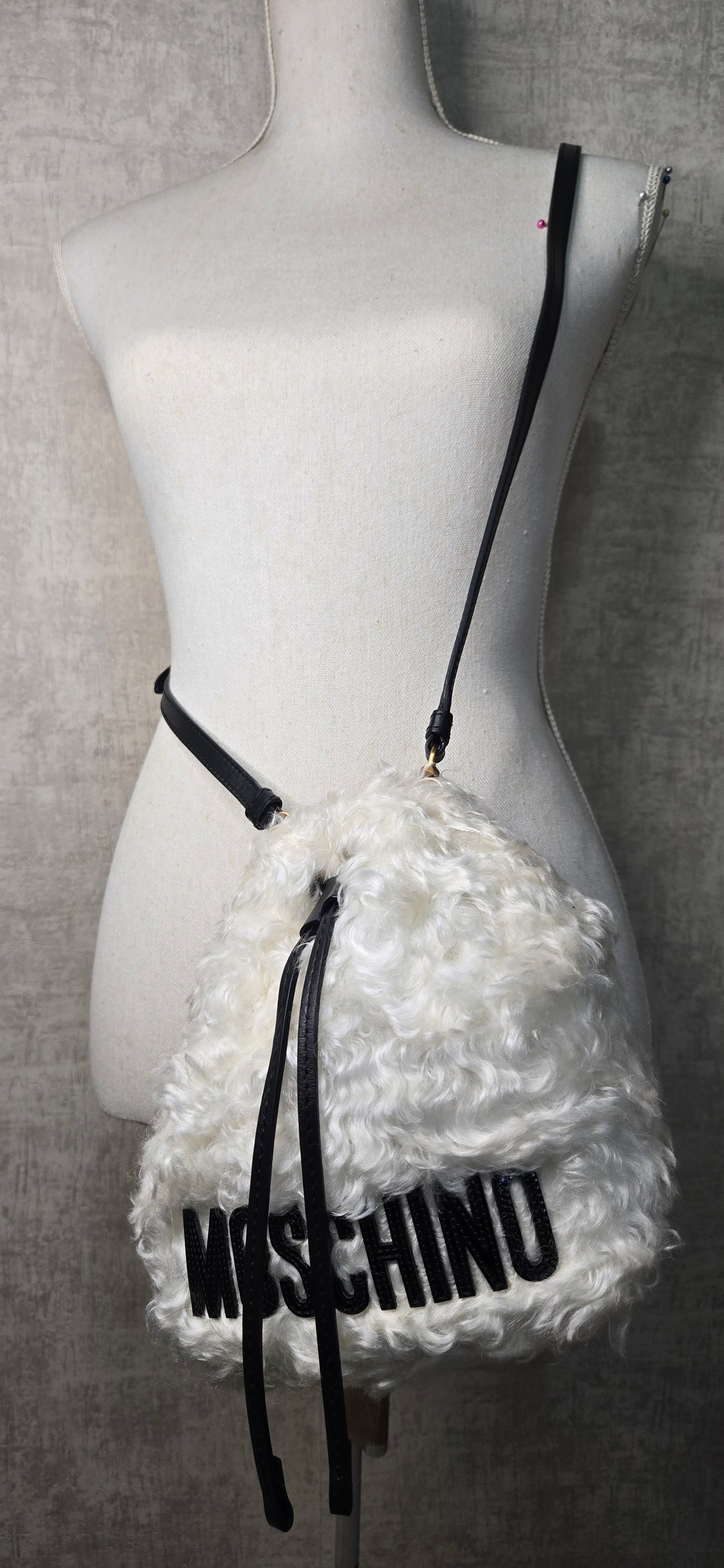Moschino Couture Furry Purse
