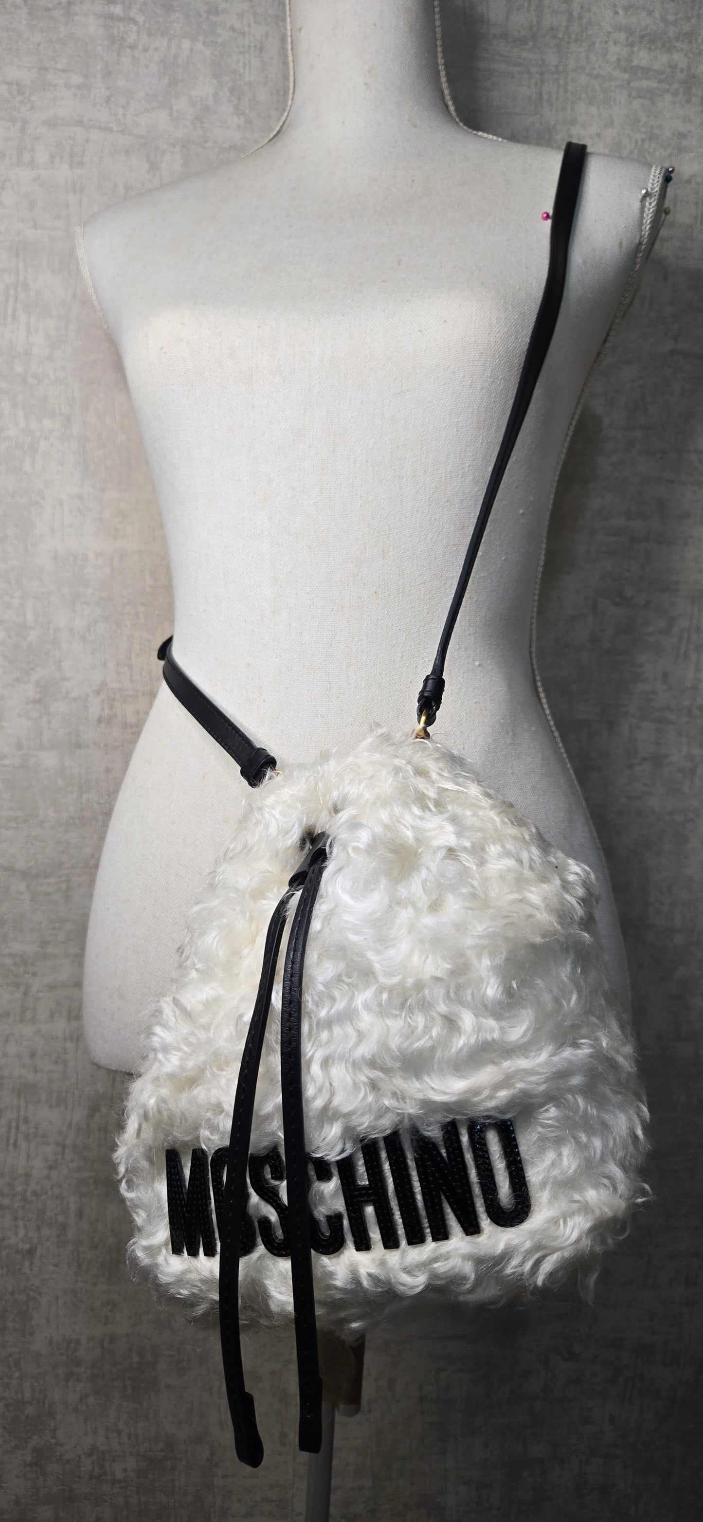 Moschino Couture Furry Purse