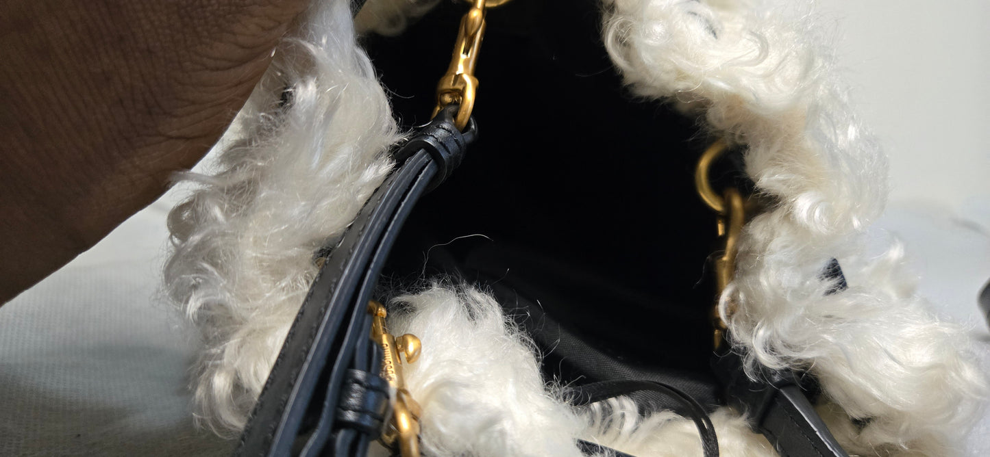 Moschino Couture Furry Purse