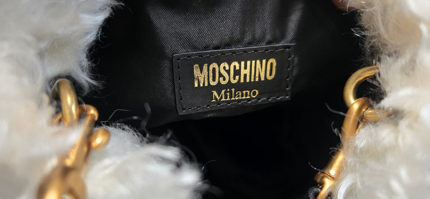 Moschino Couture Furry Purse