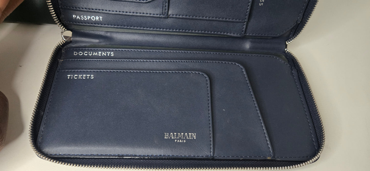Balmain Portefeuille en Cuir