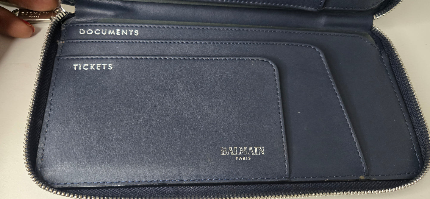 Balmain Portefeuille en Cuir