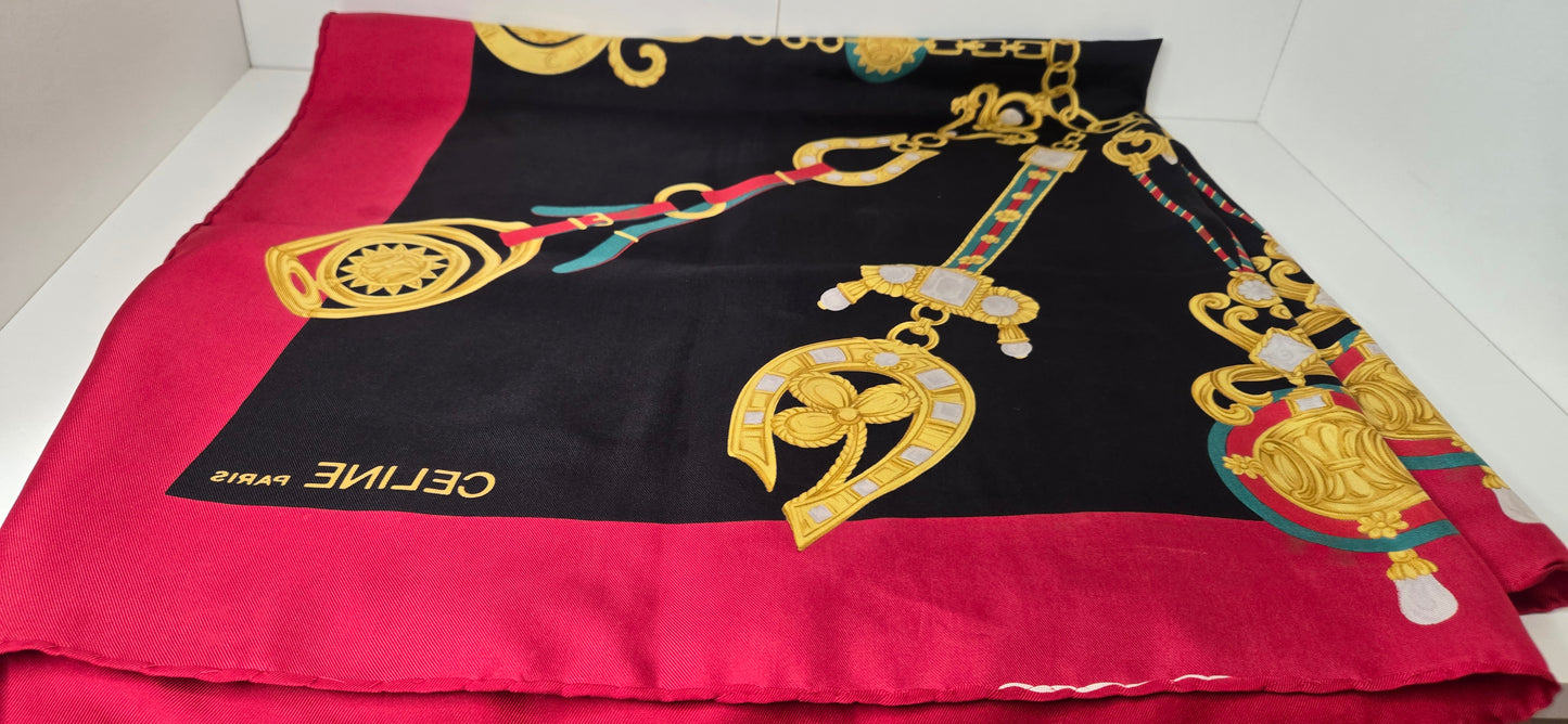 Carré/Foulard Céline Silk 90cm