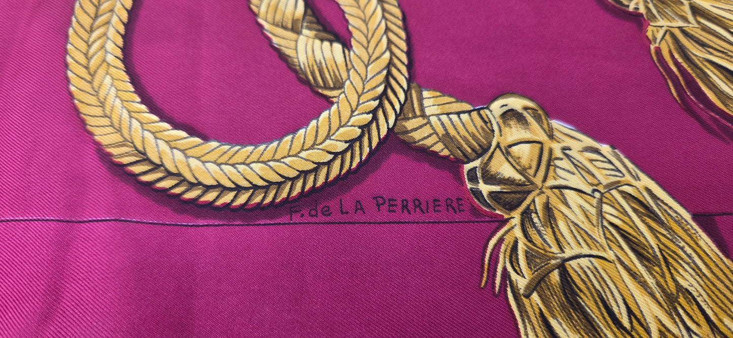 Carré Hermès en twill de soie "Palefroi "