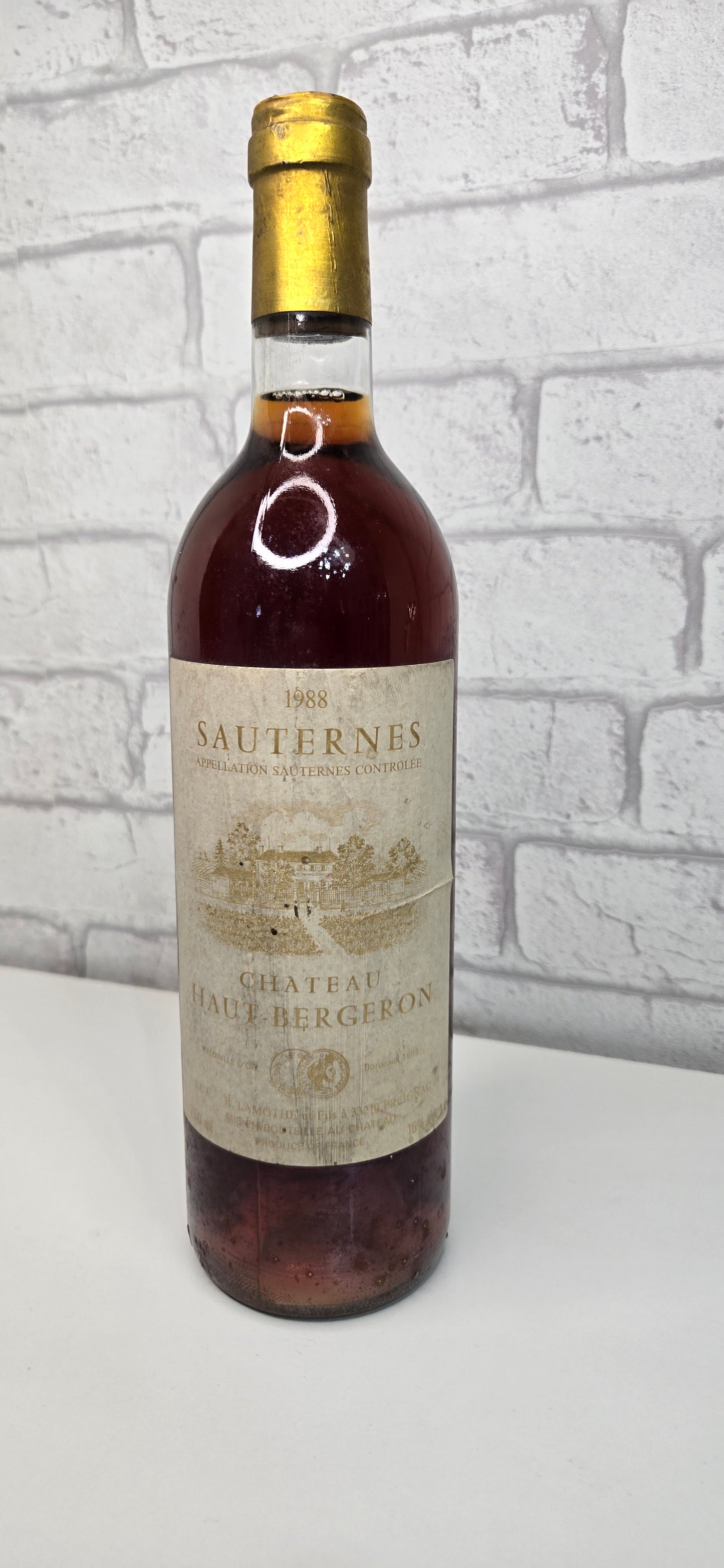 Sauternes 1988 Château Haut-Bergeron