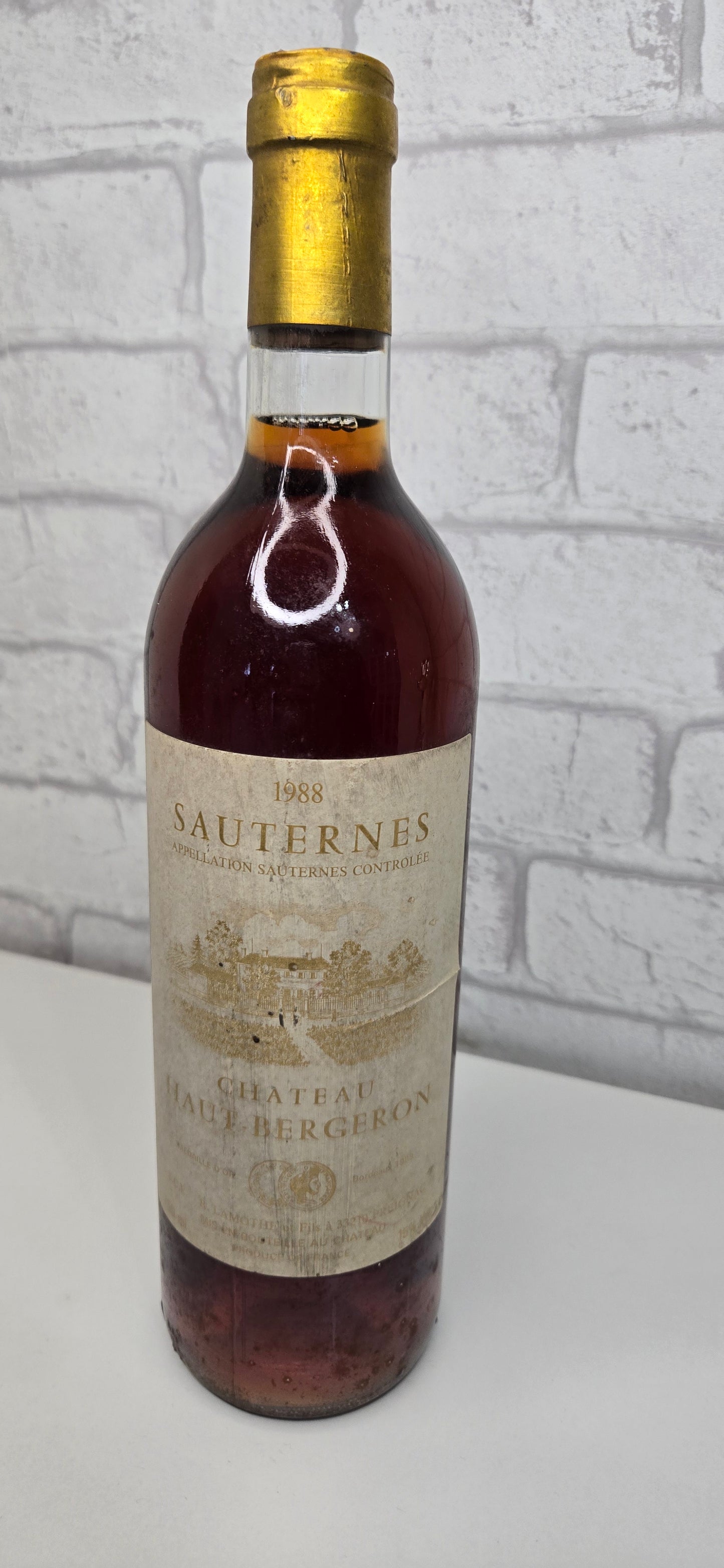 Sauternes 1988 Château Haut-Bergeron