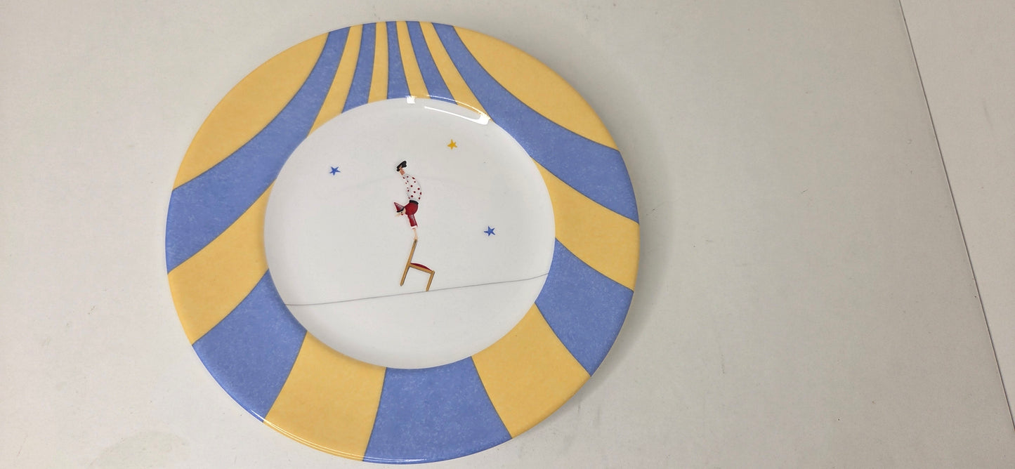 Hermès Paris Plate "Circus Funambule "