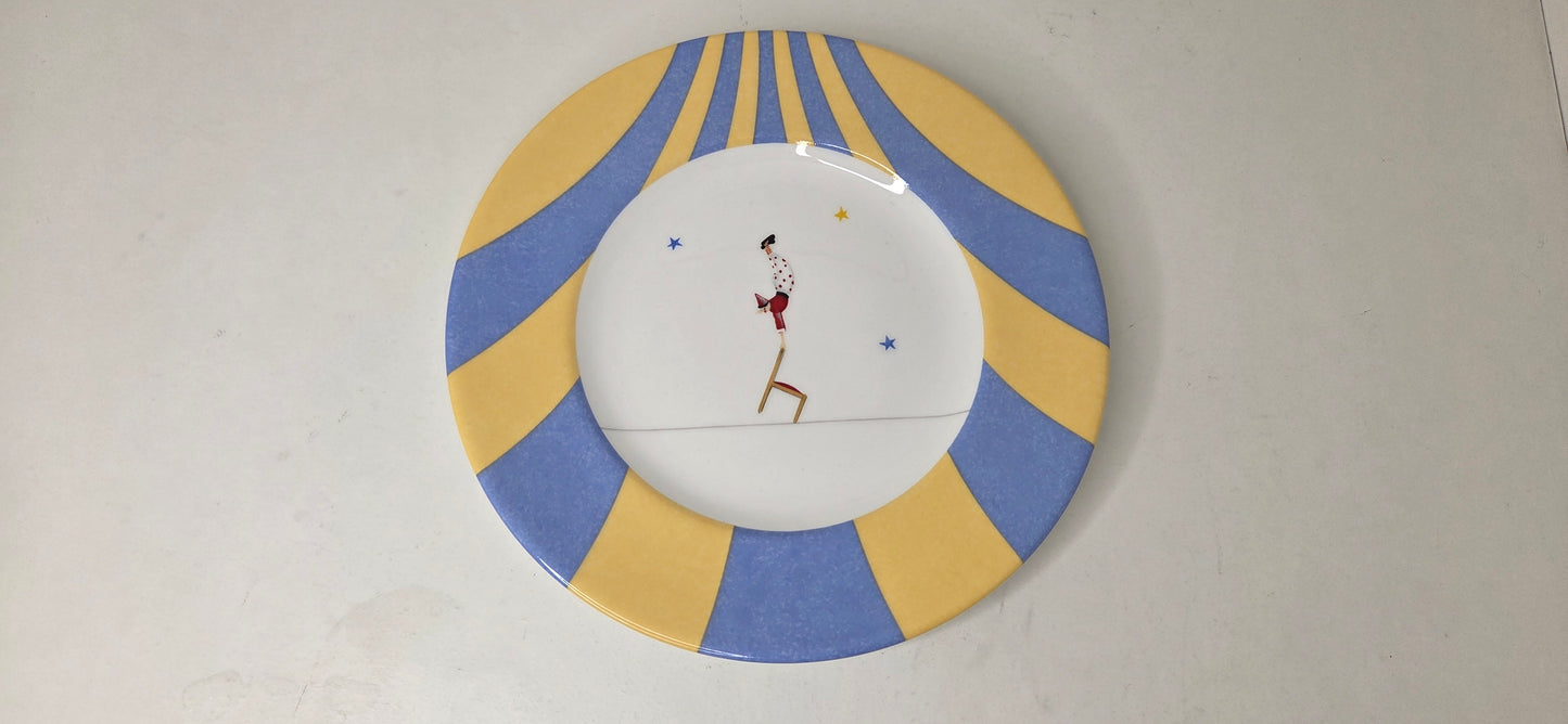 Hermès Paris Plate "Circus Funambule "