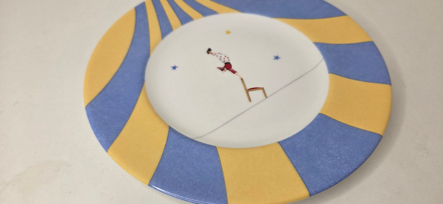 Hermès Paris Plate "Circus Funambule "