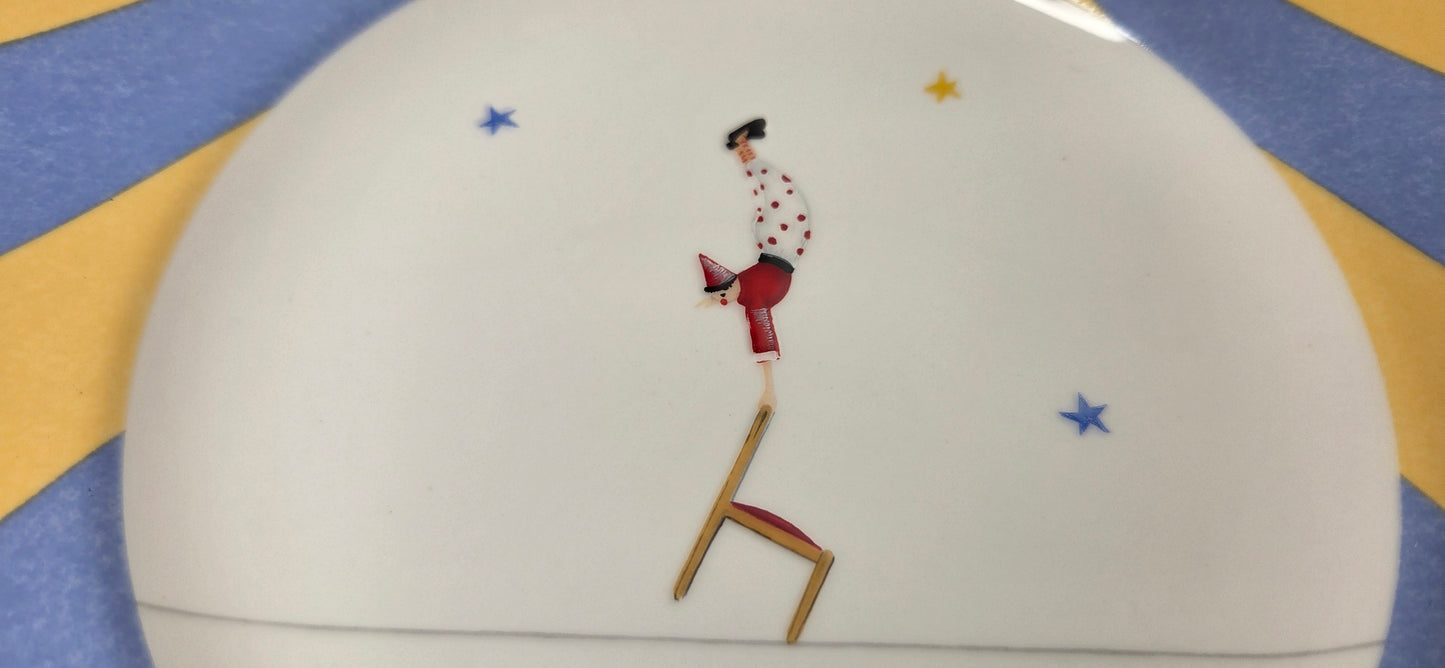 Hermès Paris Plate "Circus Funambule "