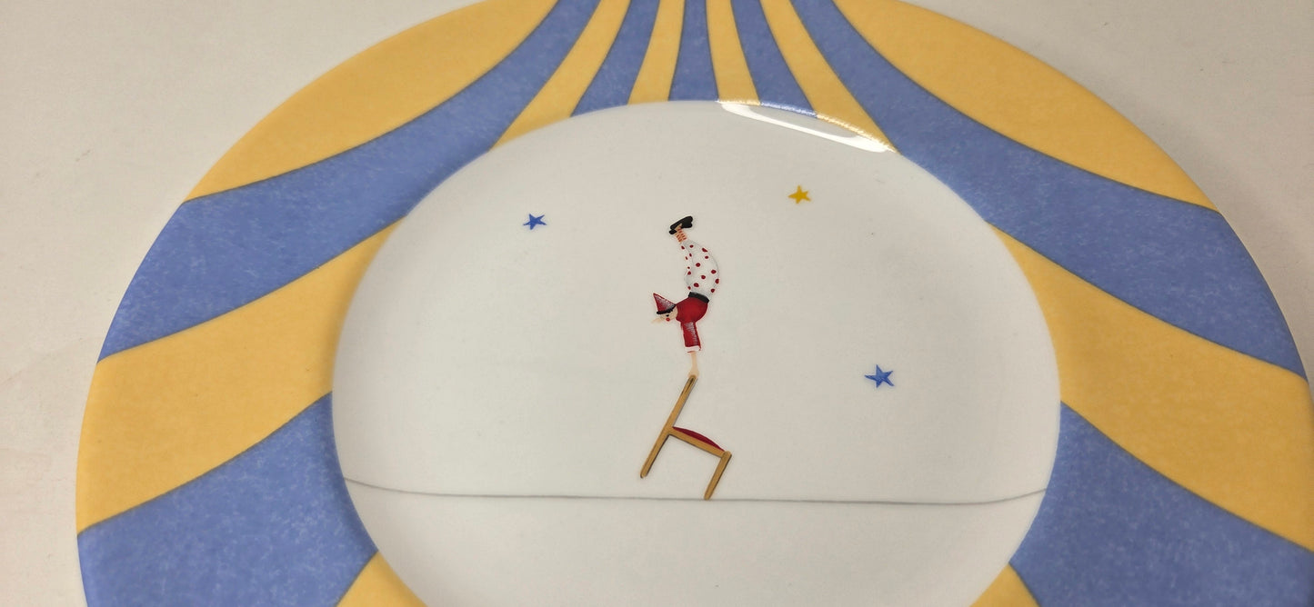 Hermès Paris Plate "Circus Funambule "