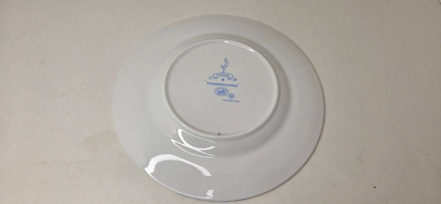Hermès Paris Plate "Circus Funambule "