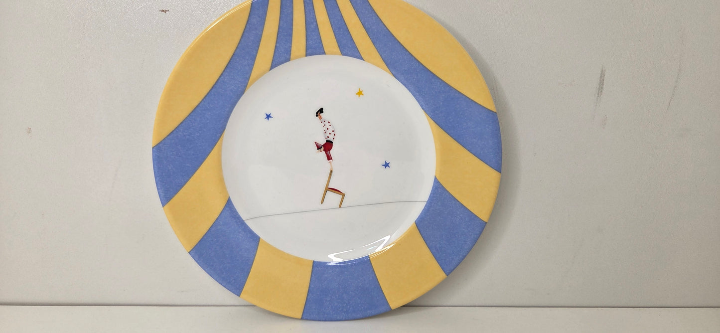 Hermès Paris Plate "Circus Funambule "