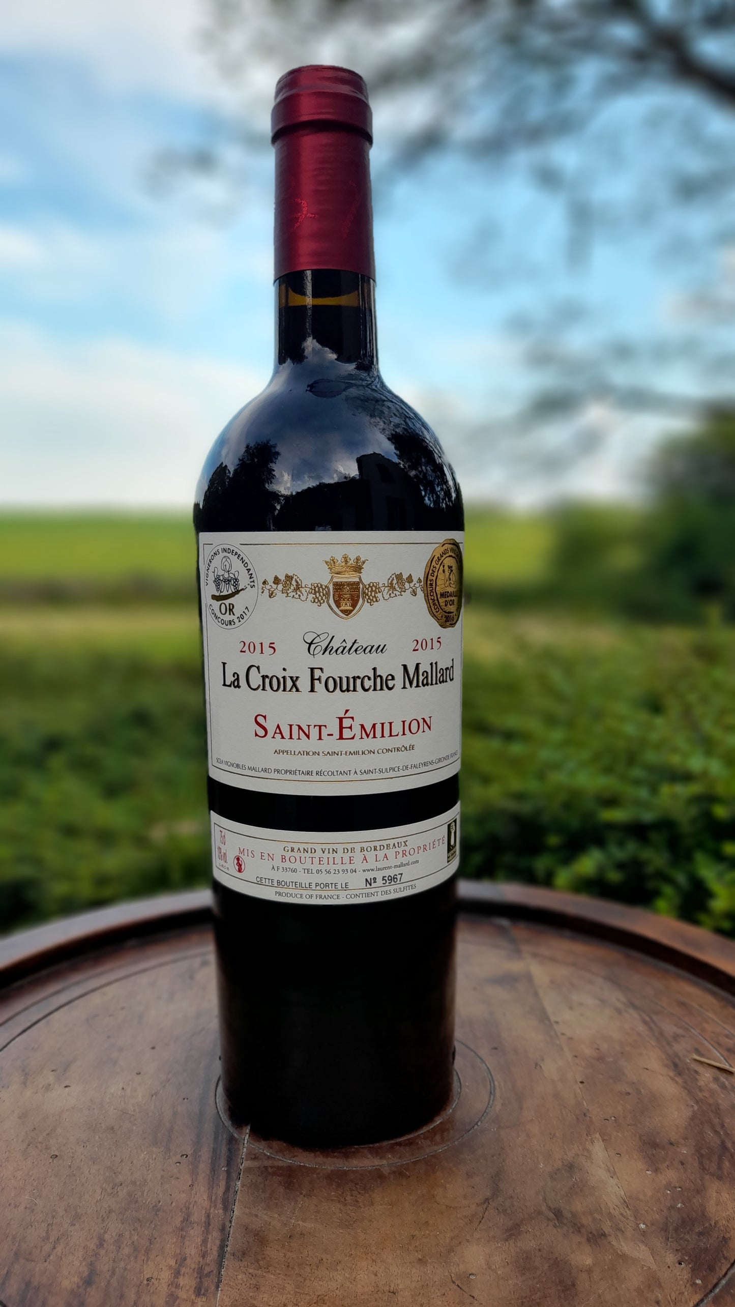 Saint-Emilion Château La Croix Fourche Mallard 2015