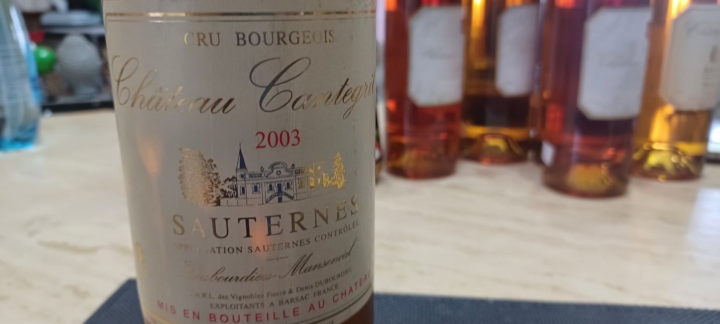 Sauternes Château Cantegril 2003