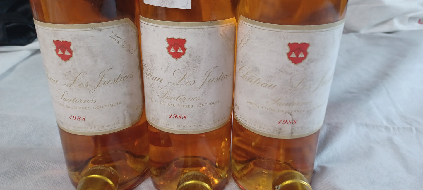 Sauternes 1988 Château les Justices