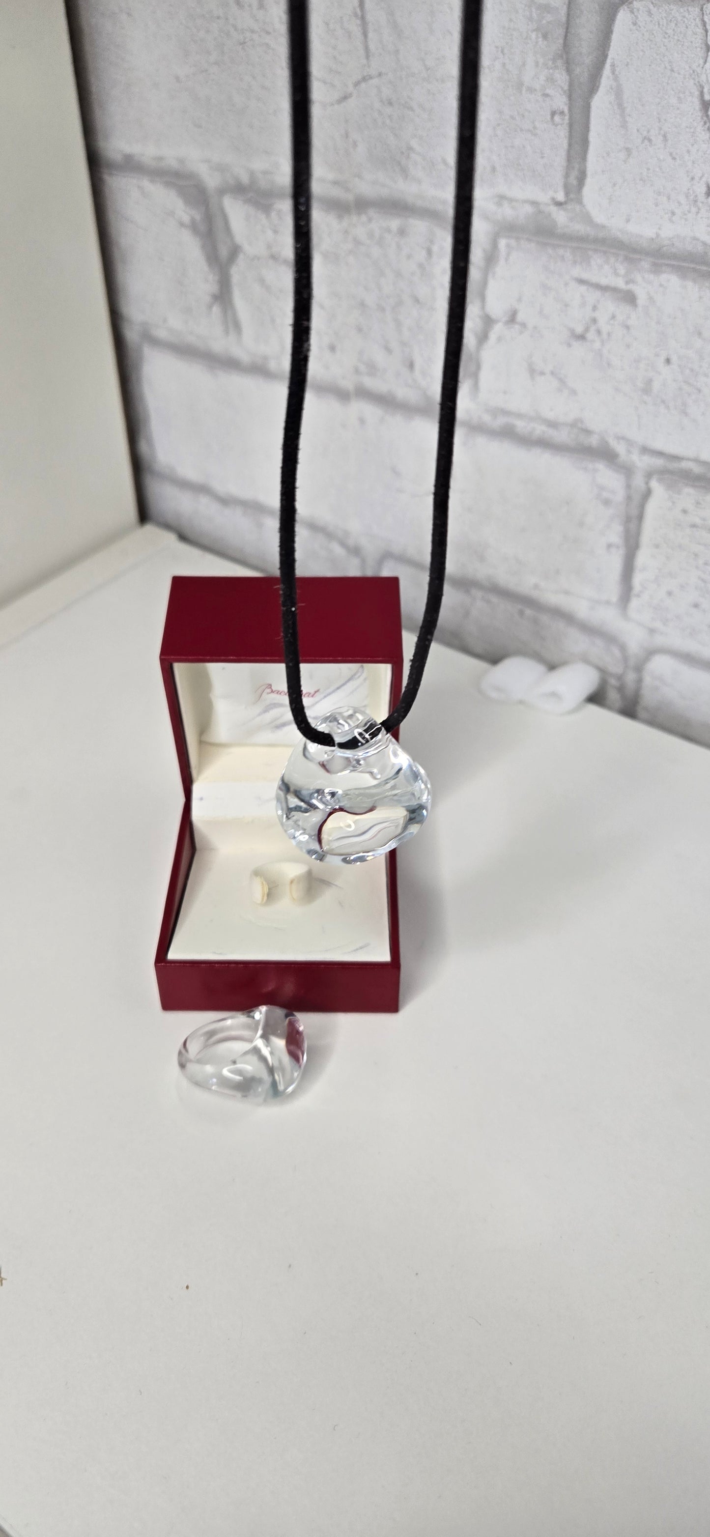 Baccarat Set Ring &Necklace (Pre worn)