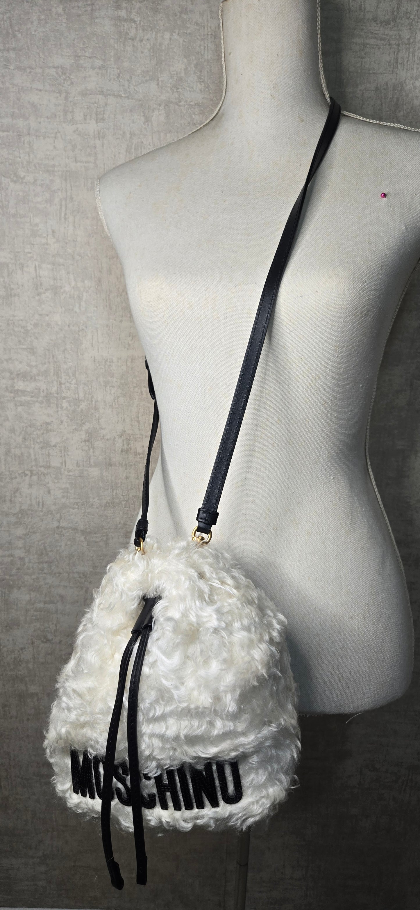 Moschino Couture Furry Purse