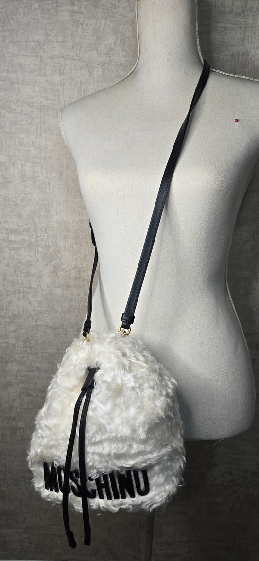 Moschino Couture Furry Purse