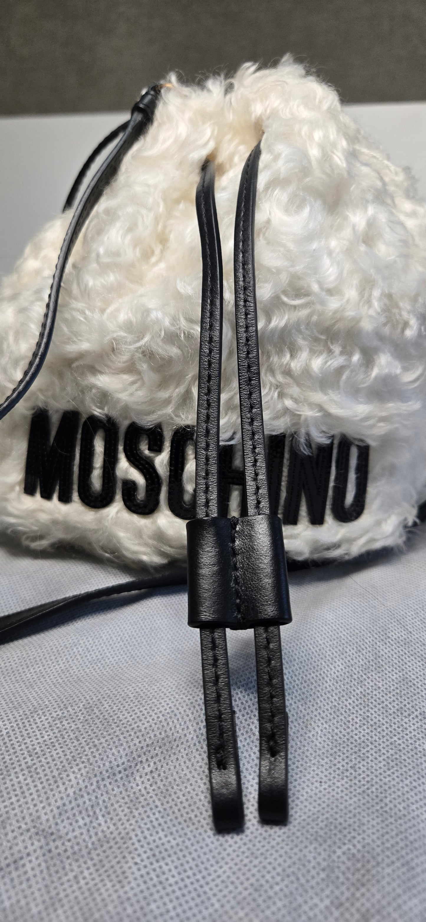Moschino Couture Furry Purse