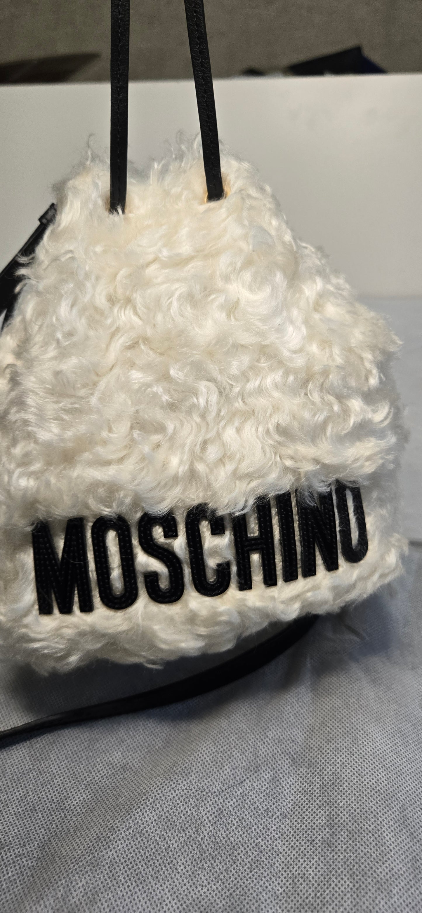 Moschino Couture Furry Purse