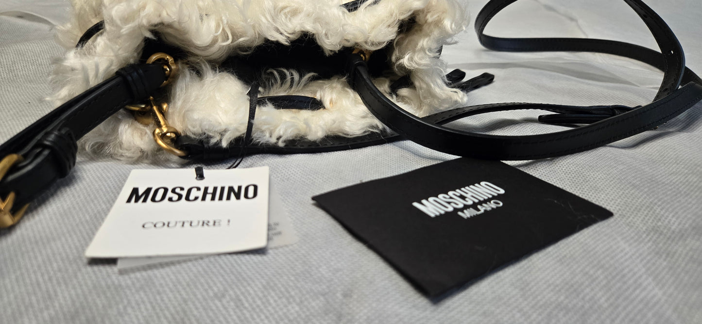 Moschino Couture Furry Purse