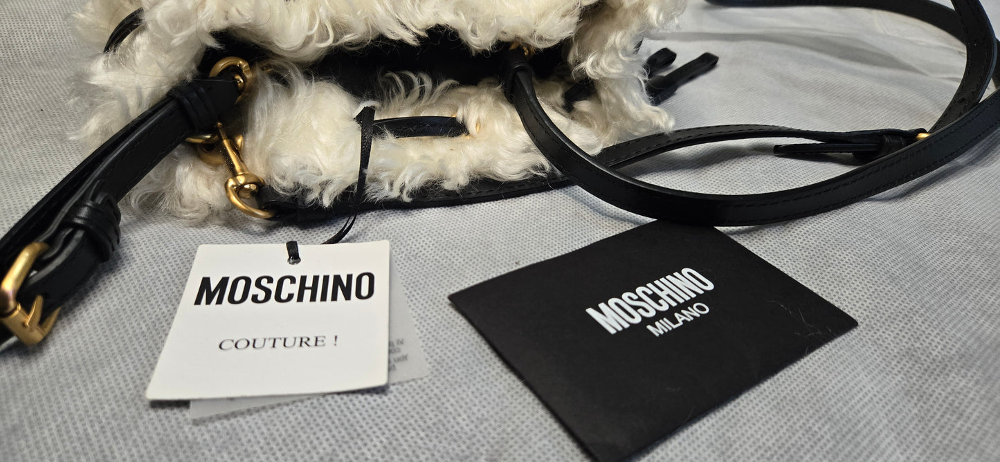 Moschino Couture Furry Purse