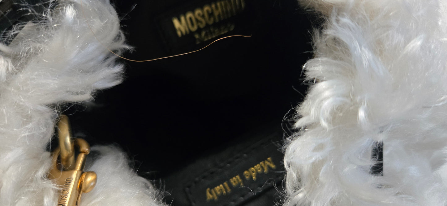 Moschino Couture Furry Purse