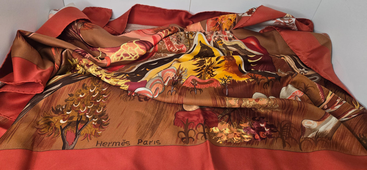 Carré Hermès "Kuggor Tree"