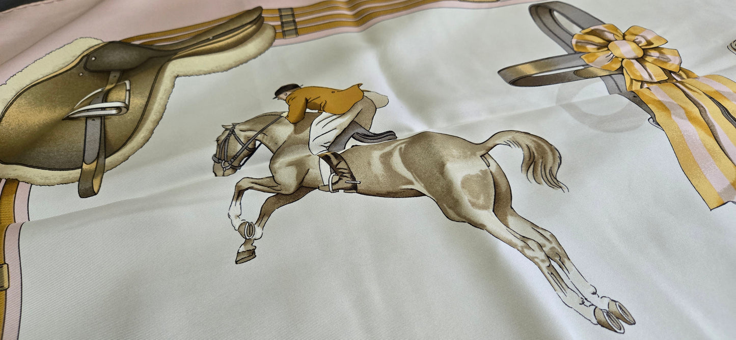 Carré Hermès "Jumping " By P. Ledoux