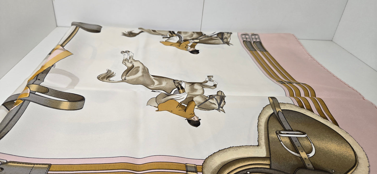 Carré Hermès "Jumping " By P. Ledoux