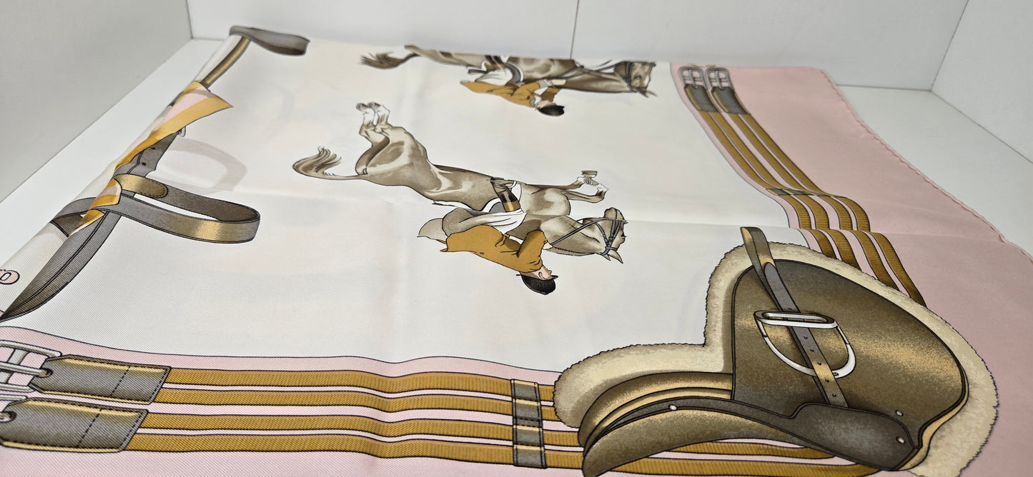 Carré Hermès "Jumping " By P. Ledoux