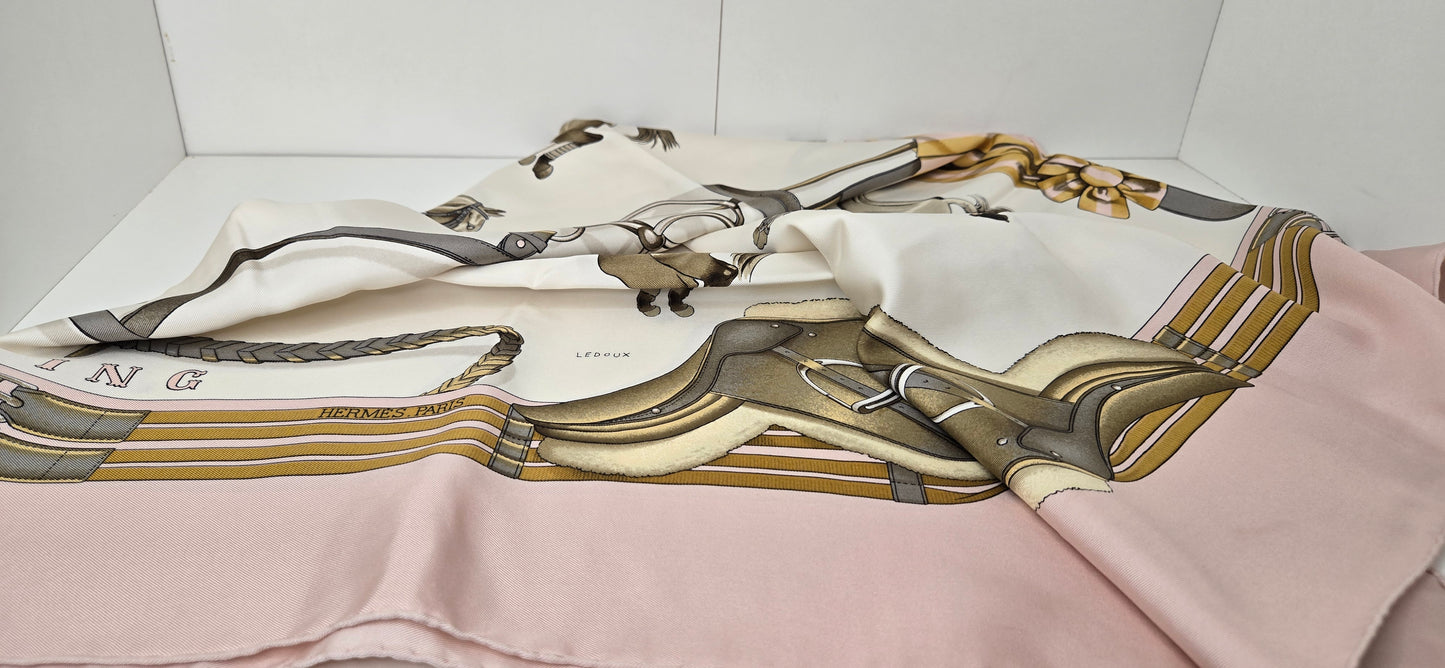 Carré Hermès "Jumping " By P. Ledoux