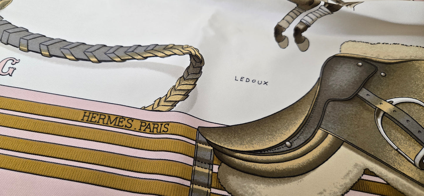 Carré Hermès "Jumping " By P. Ledoux