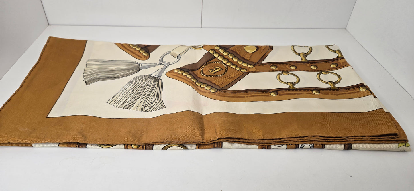 Carré Hermès "Aux Champs" 90cm