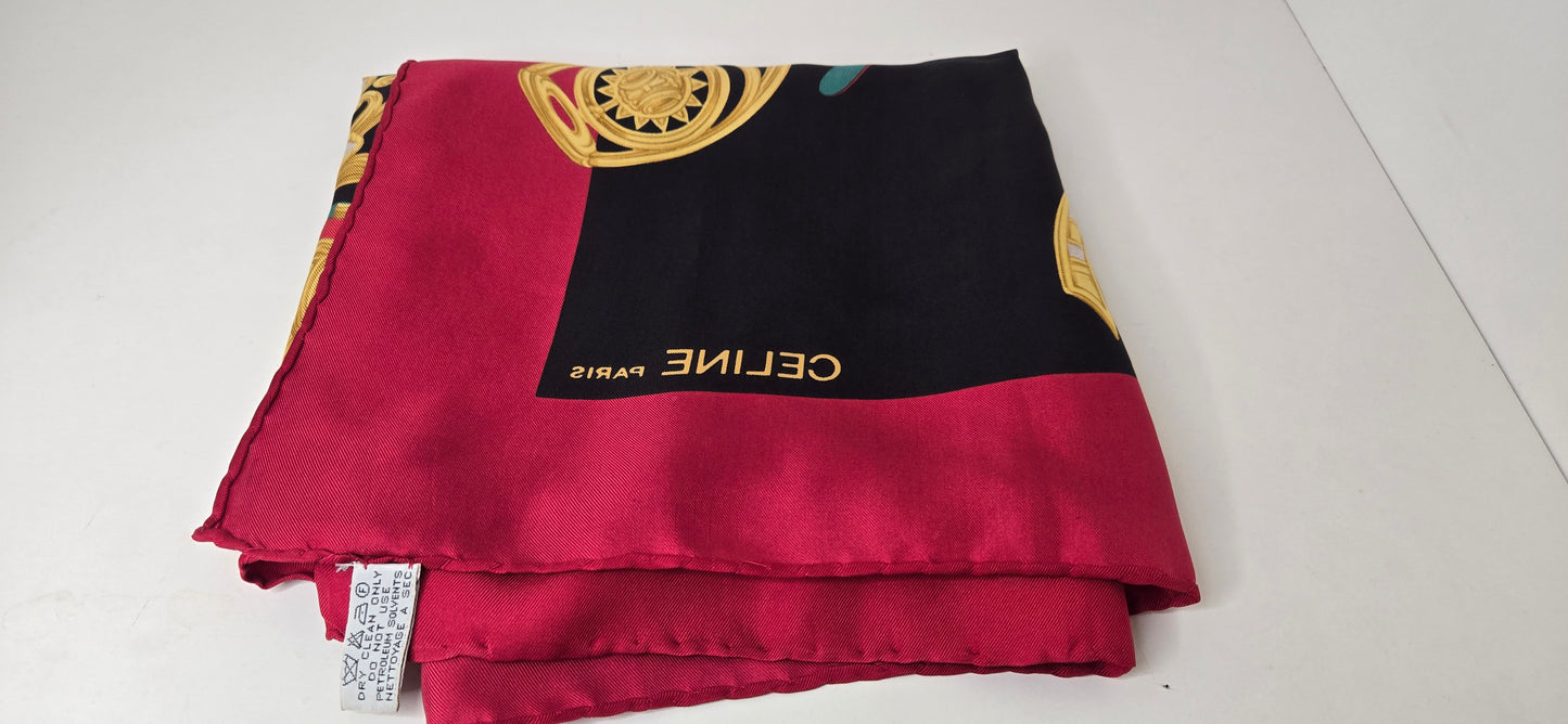 Carré/Foulard Céline Silk 90cm