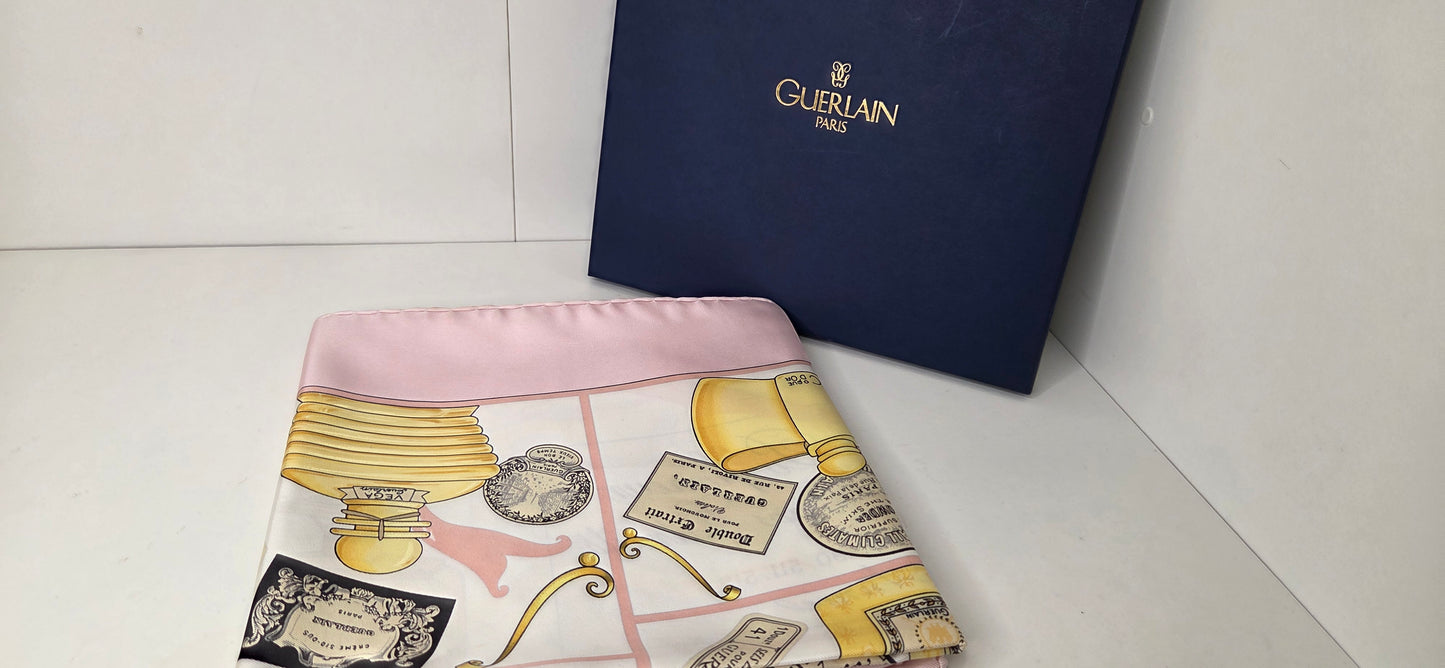 Carré Guerlain en twill de soie