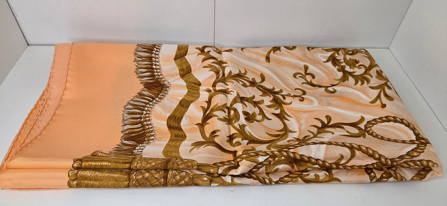 Carré Hermès en twill de soie "Fripon"