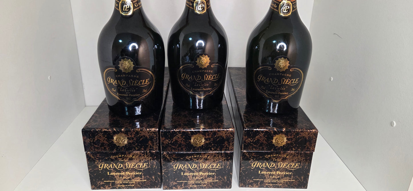 Lot de 3 Champagne Laurent Perrier Grand Siècle " La Cuvée " Brut
