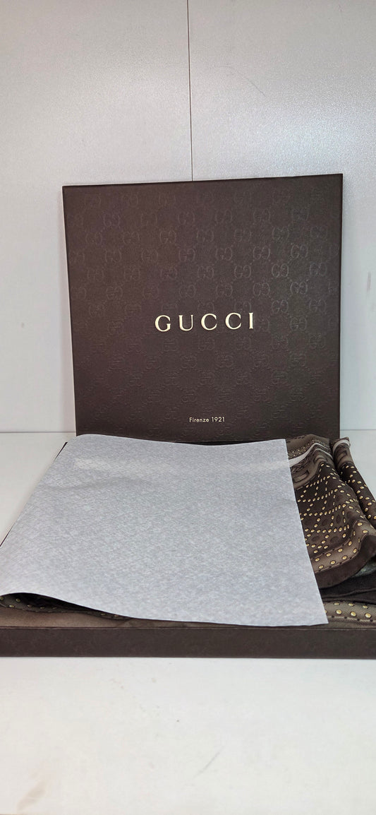 Carré  Gucci En Twill De Soie