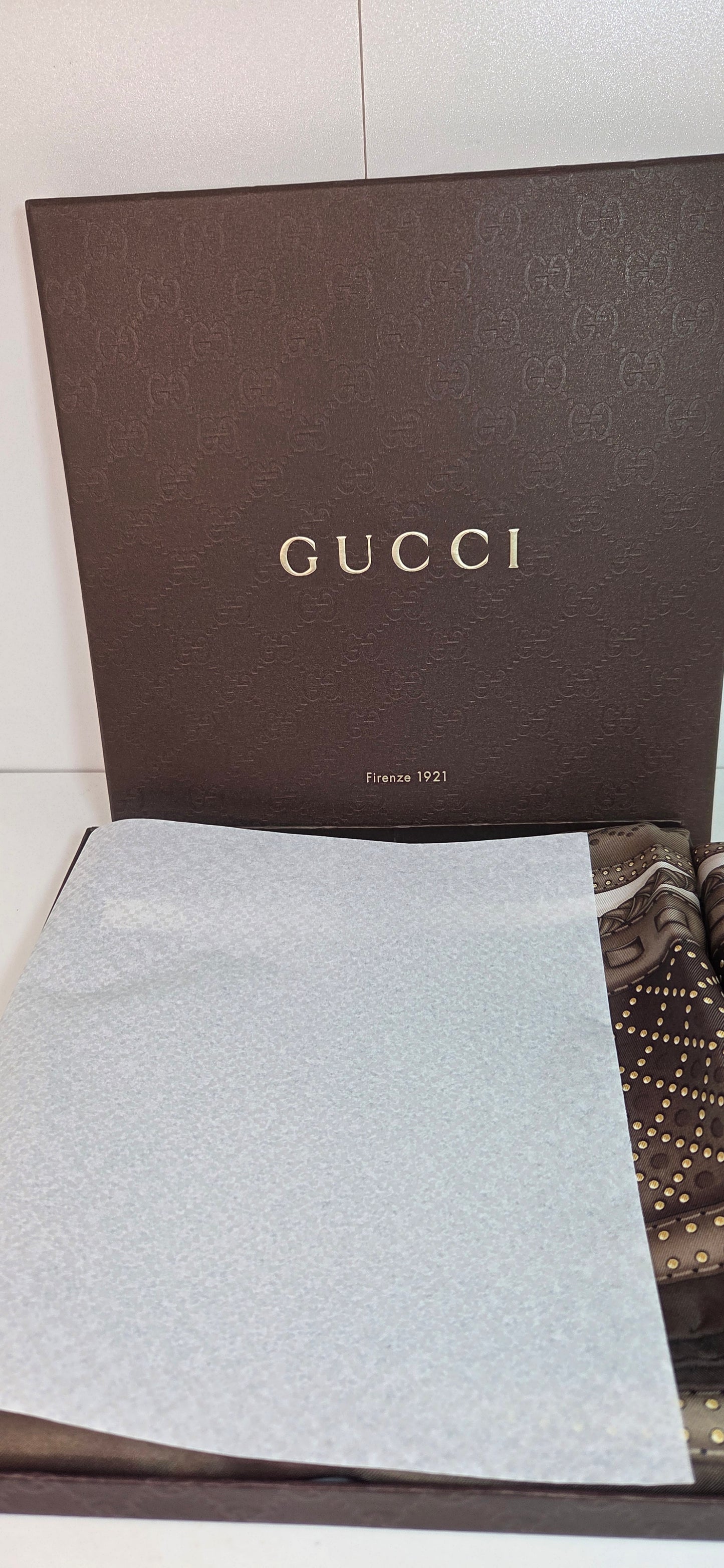 Carré  Gucci En Twill De Soie