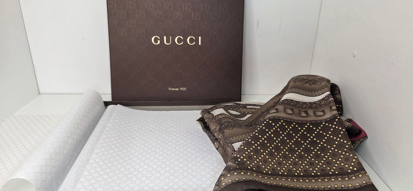 Carré  Gucci En Twill De Soie