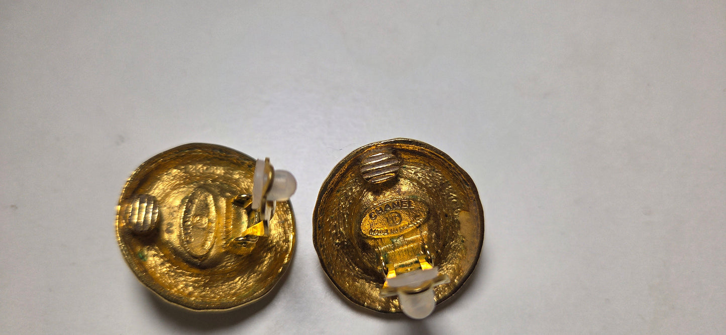 Chanel Earrings Vintage Good