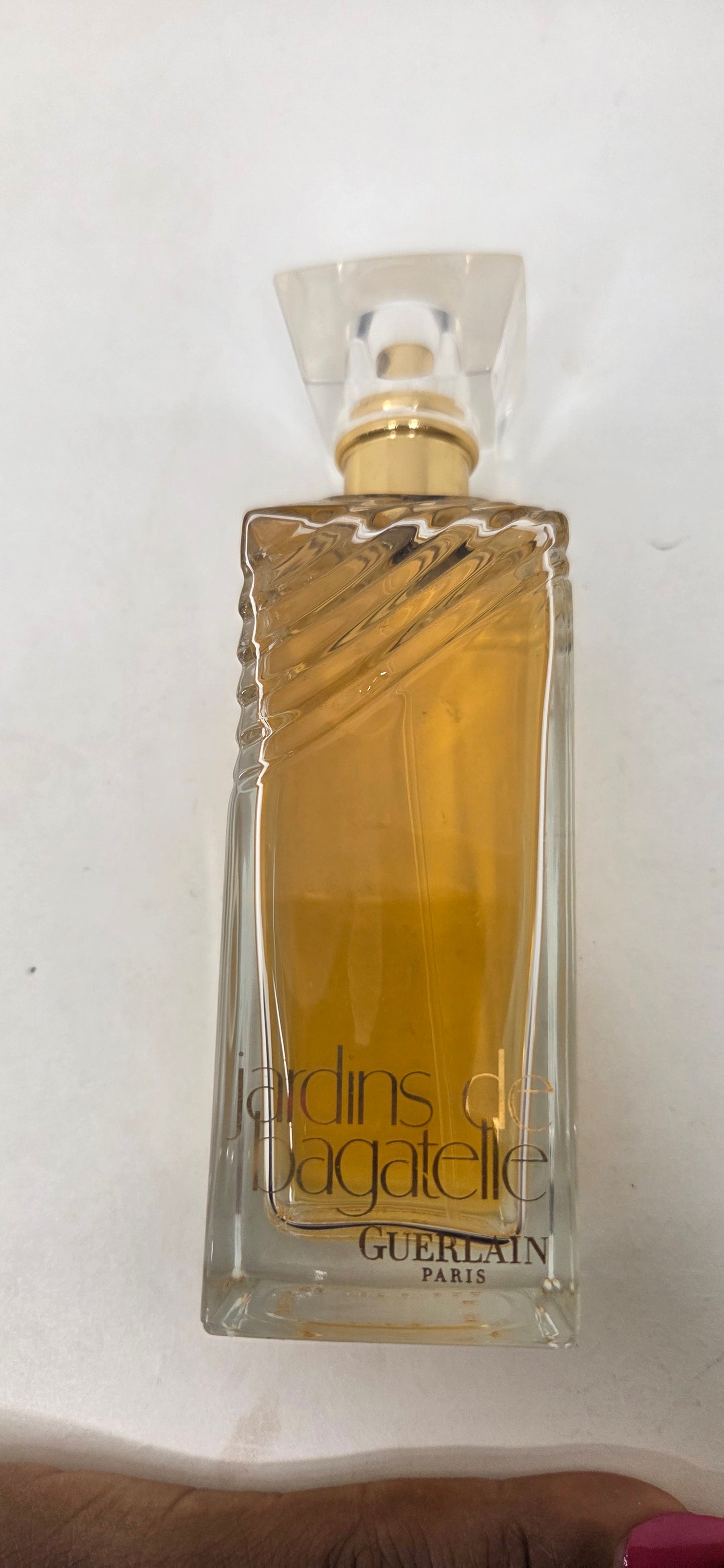 Guerlain Vintage Perfume "Jardin De Bagatelle " Eau de Parfum 100ml ( 95ml left.)