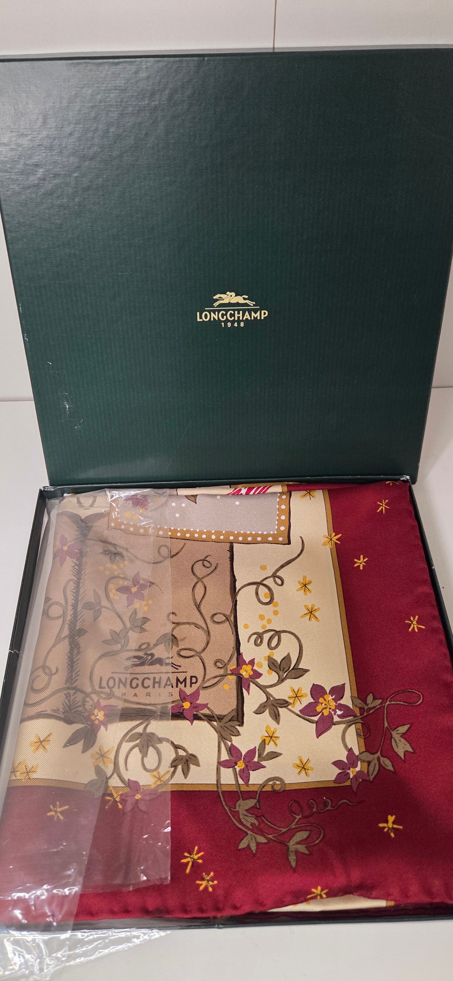 Carré Longchamp en Soie