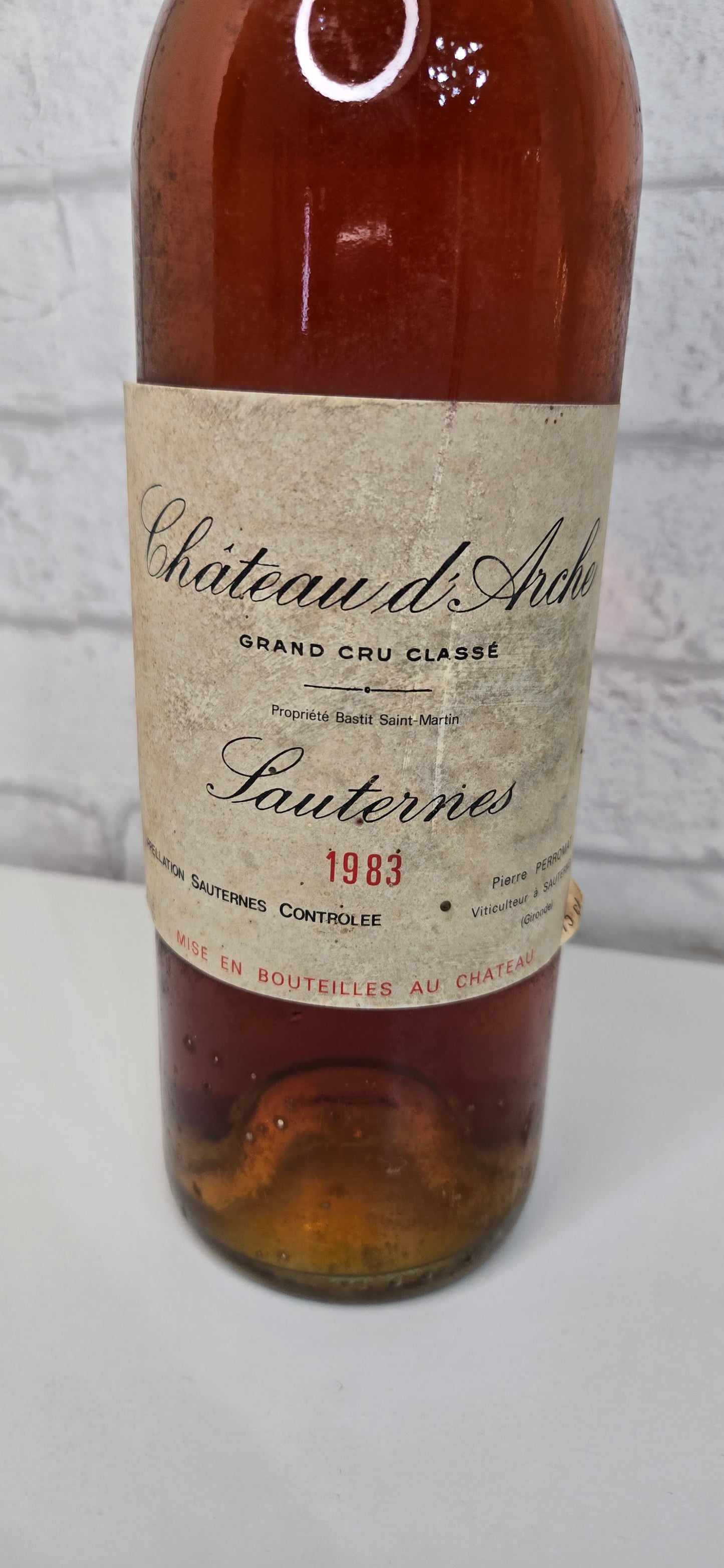 Sauternes Château d'Arche 1983