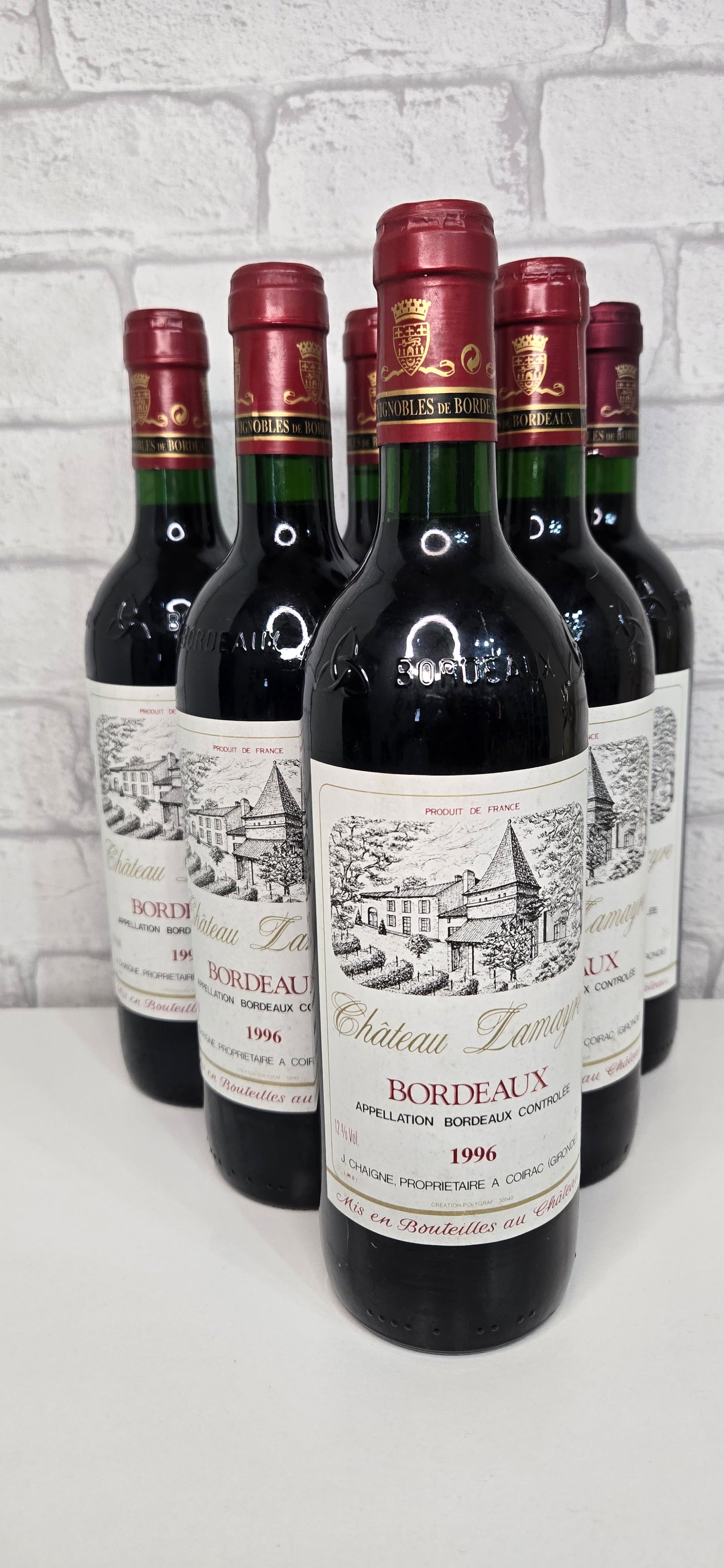 Vin Rouge Bordeaux 1996
