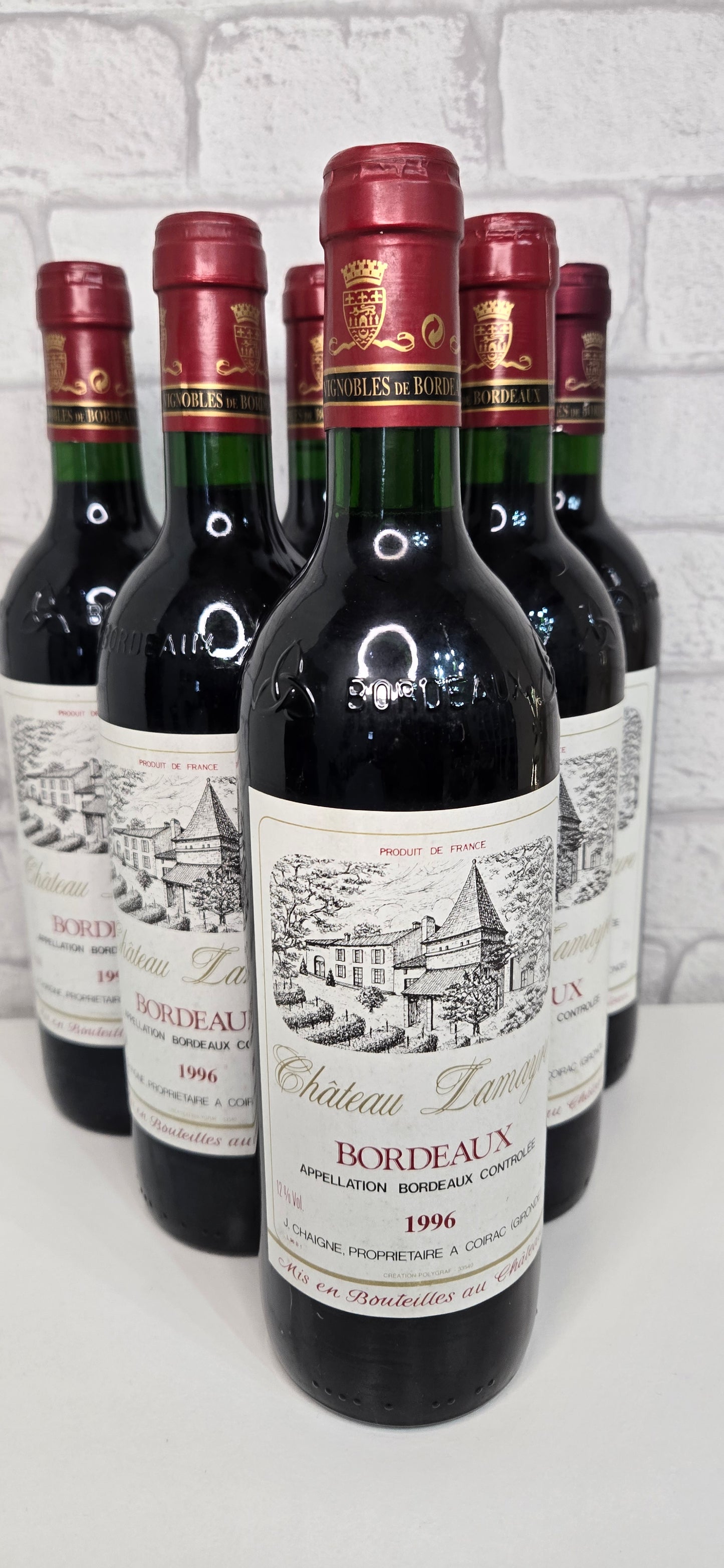 Vin Rouge Bordeaux 1996