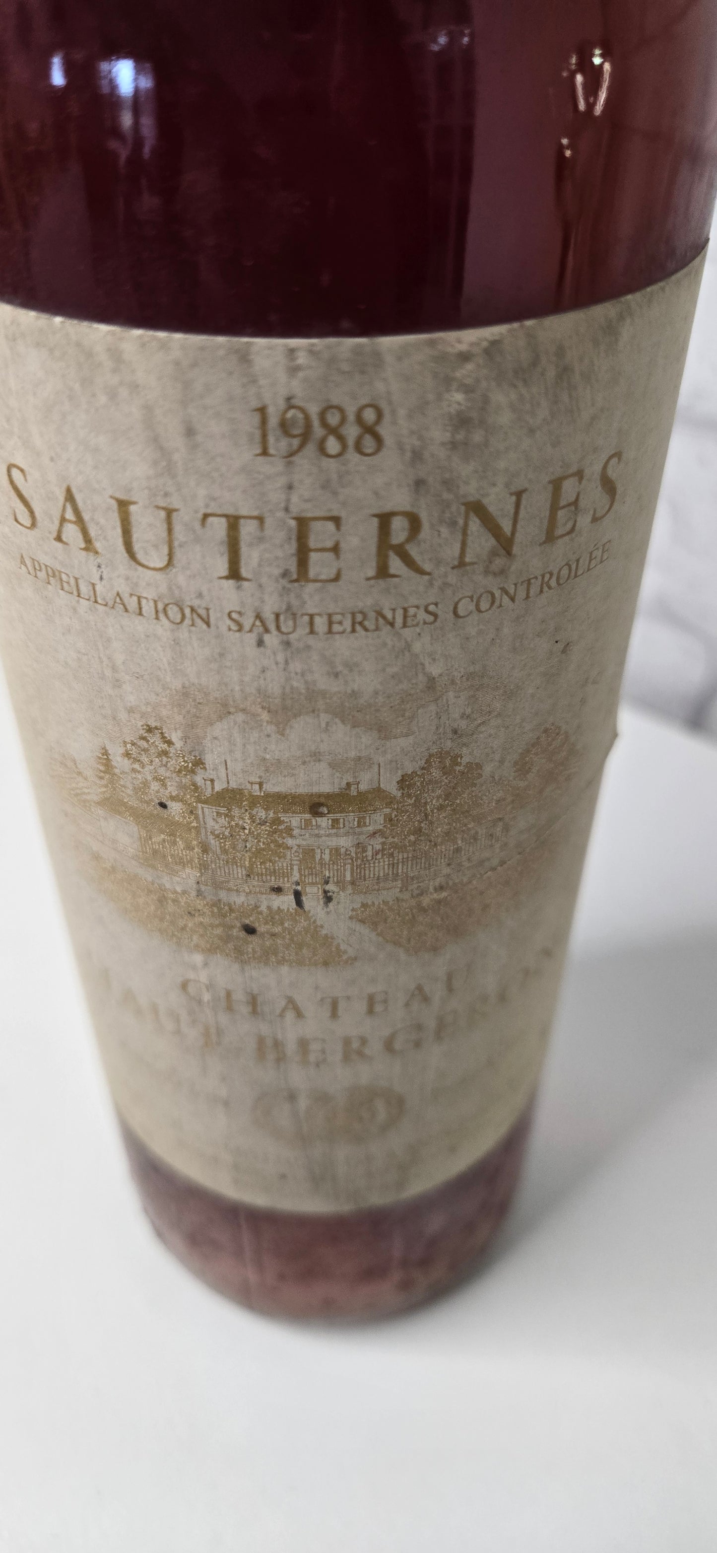 Sauternes 1988 Château Haut-Bergeron