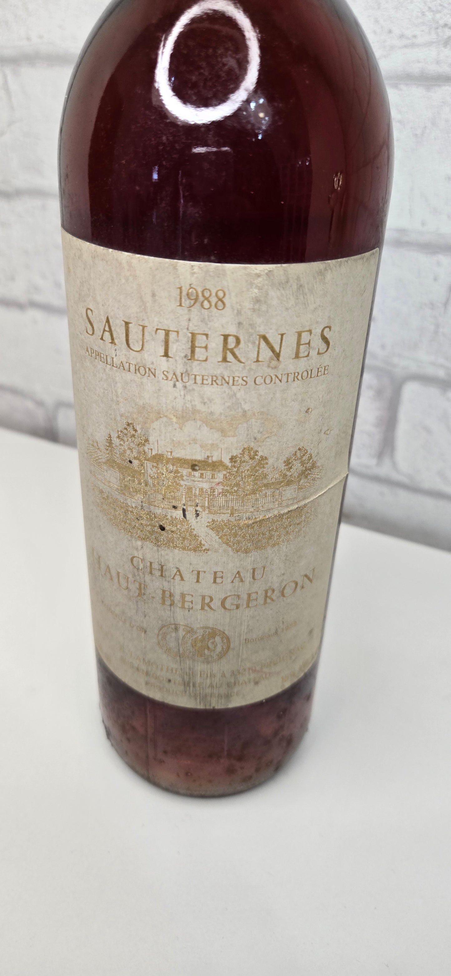 Sauternes 1988 Château Haut-Bergeron